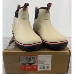 Grundens Women's Deck Boss 6" Ankle Boot Fog 60011 Plain Toe Non-Insulated NEW~~